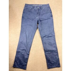 Toad&Co Mission Ridge 5 Pocket Pant Mens 33x34 Lean Fit Organic Cotton Stretch